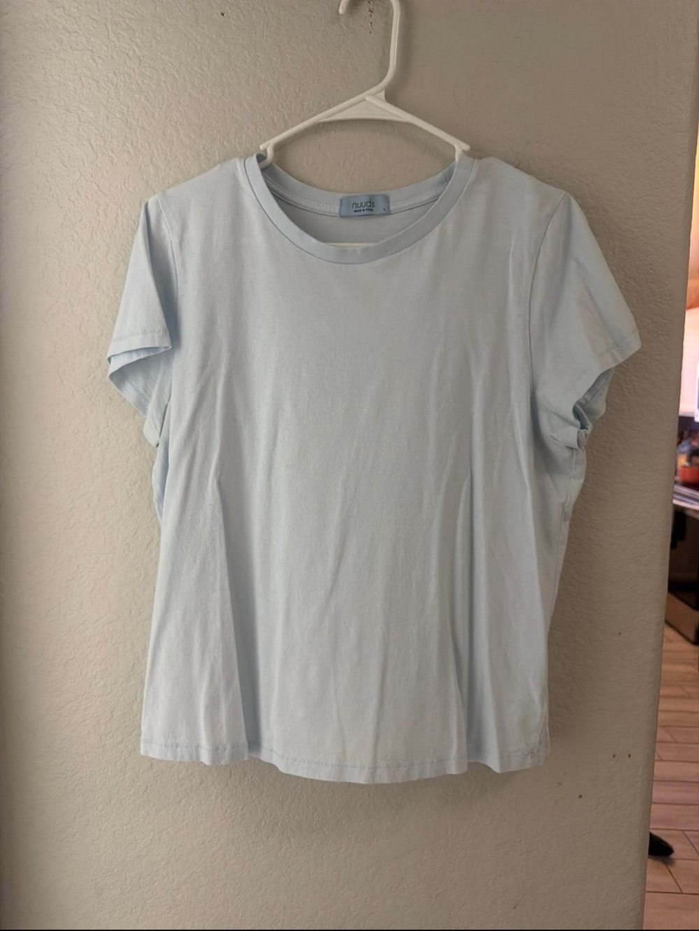 nuuds Pale Blue Short Sleeve perfect tee